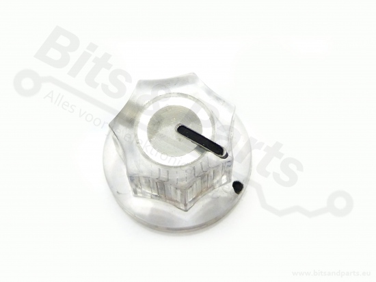 Knop MXR Style Fluted Transparant